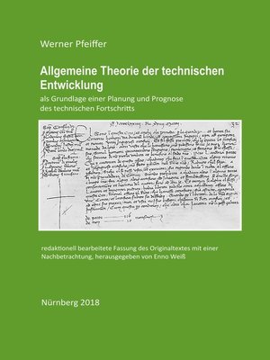 cover image of Allgemeine Theorie der technischen Entwicklung